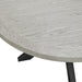 Axel 5PC Standard Height Dining Set in Espresso-Round Table and Four Light Grey Fabric Chairs - Tony’s Furniture Store & Linen (GA) - Multi Location