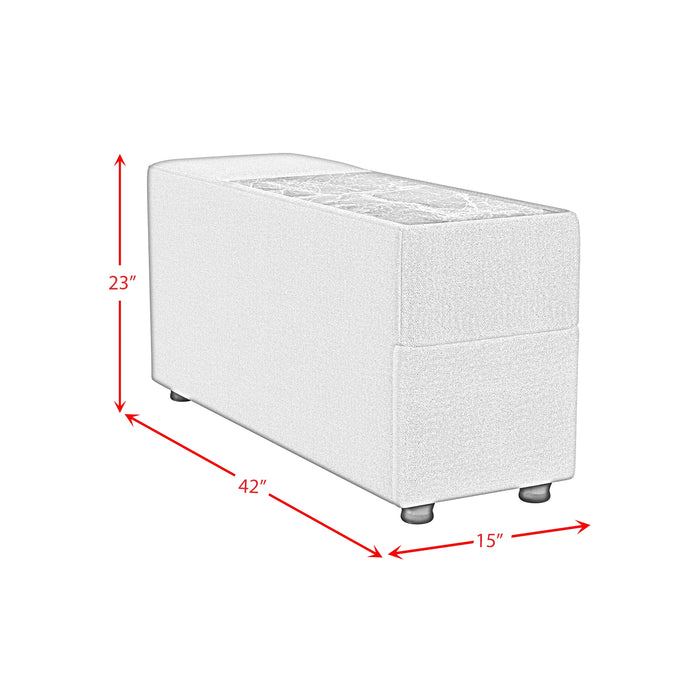 Zandara Modular Console with Speaker and Cooler - Olefin Beige - Tony’s Furniture Store & Linen (GA) - Multi Location