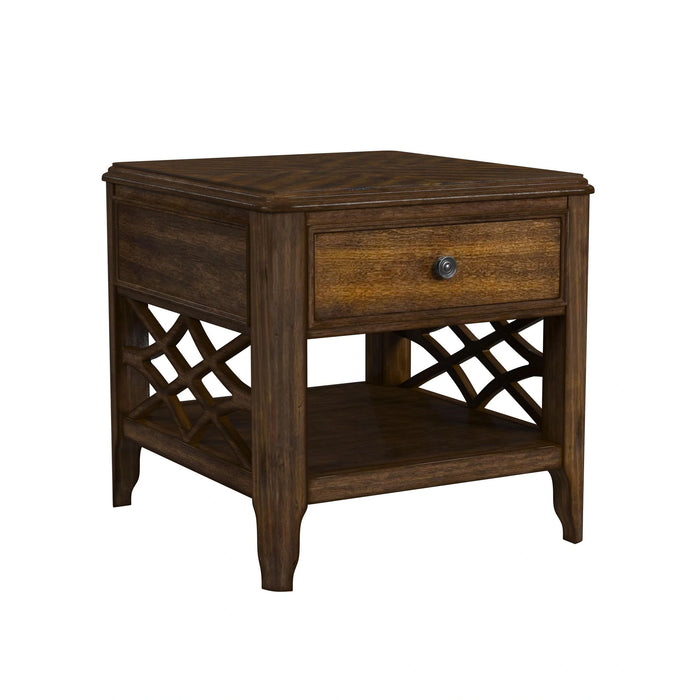 Phillipe End Table in Cherry