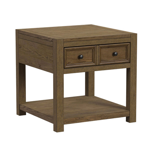 Heritage & Home End Table in Oak Brown - Tony’s Furniture Store & Linen (GA) - Multi Location