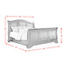 Cameron Cherry Sleigh Bed - Tony’s Furniture Store & Linen (GA) - Multi Location