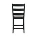 Martin Side Chair with Grey Fabric - Black Finish (2 Per Carton) - Tony’s Furniture Store & Linen (GA) - Multi Location