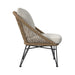 Grace Outdoor Seating 4PC Set - Black, Natural and Olefin Beige - Tony’s Furniture Store & Linen (GA) - Multi Location