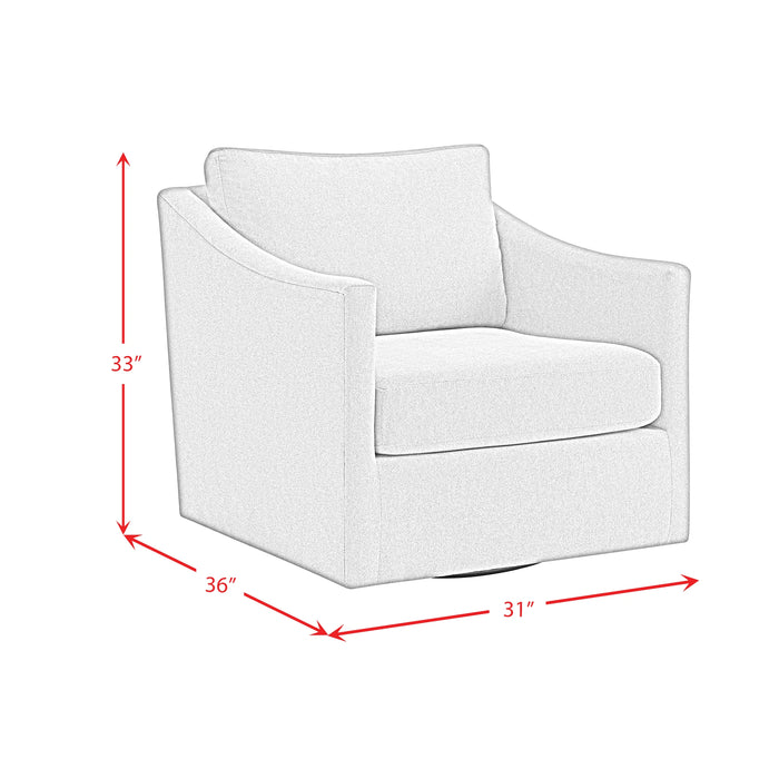 Acacia Swivel Chair in Freya Light Blue - Tony’s Furniture Store & Linen (GA) - Multi Location