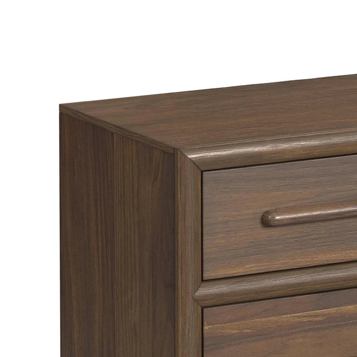 Brisbane Dresser and Mirror Set with LED in Brown - Tony’s Furniture Store & Linen (GA) - Multi Location
