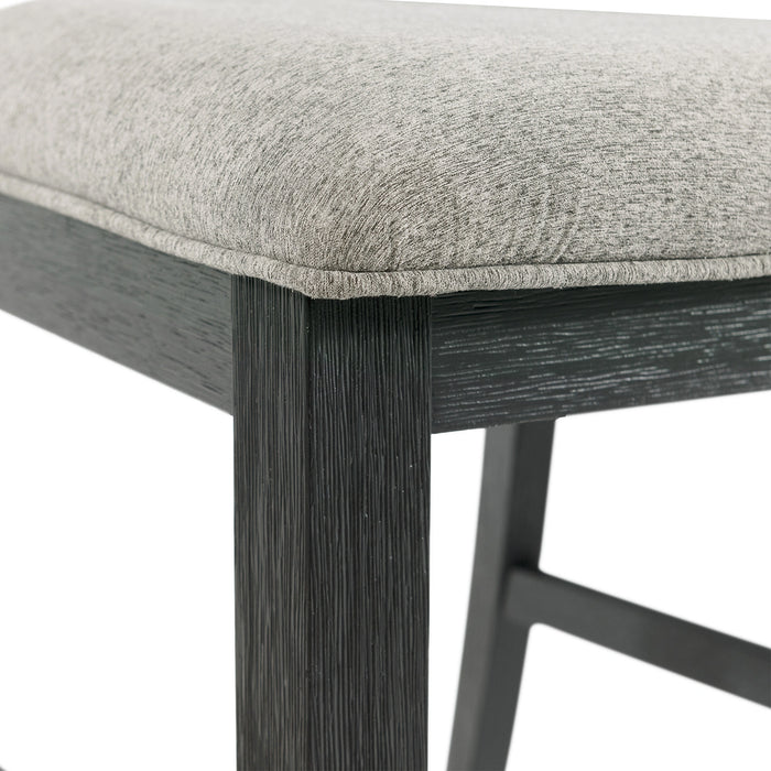 Martin Side Chair with Grey Fabric - Black Finish (2 Per Carton) - Tony’s Furniture Store & Linen (GA) - Multi Location