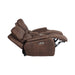 Atlantis Power Motion Loveseat with Power Motion Head Recliner & Console in Heritage Brown - Tony’s Furniture Store & Linen (GA) - Multi Location