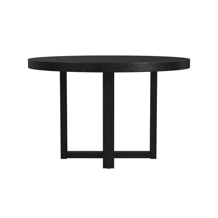 Bahama Breeze 47.5"" Round Dining Table in Black - Tony’s Furniture Store & Linen (GA) - Multi Location