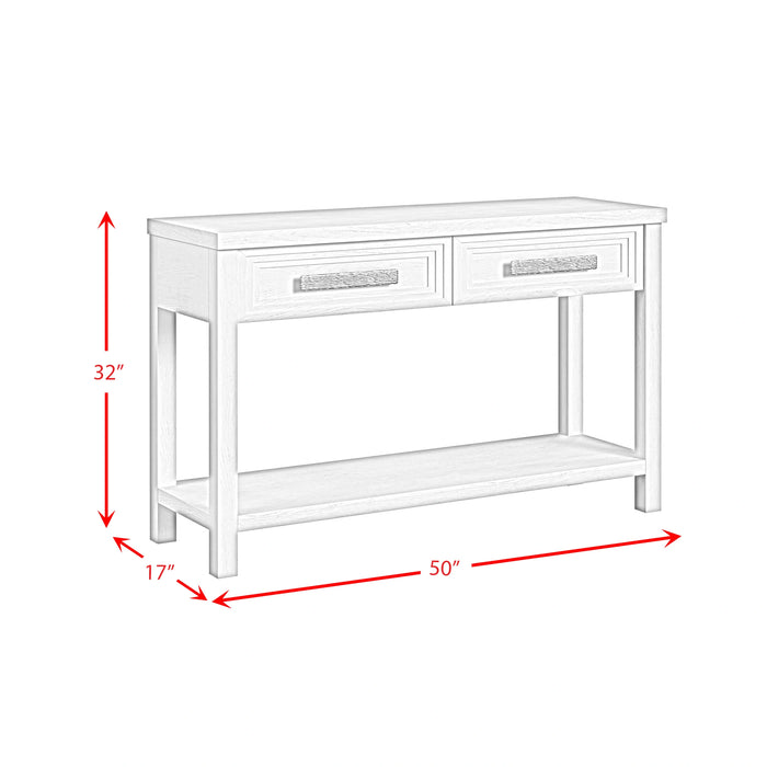 Avalanche Sofa Table in Antique White - Tony’s Furniture Store & Linen (GA) - Multi Location