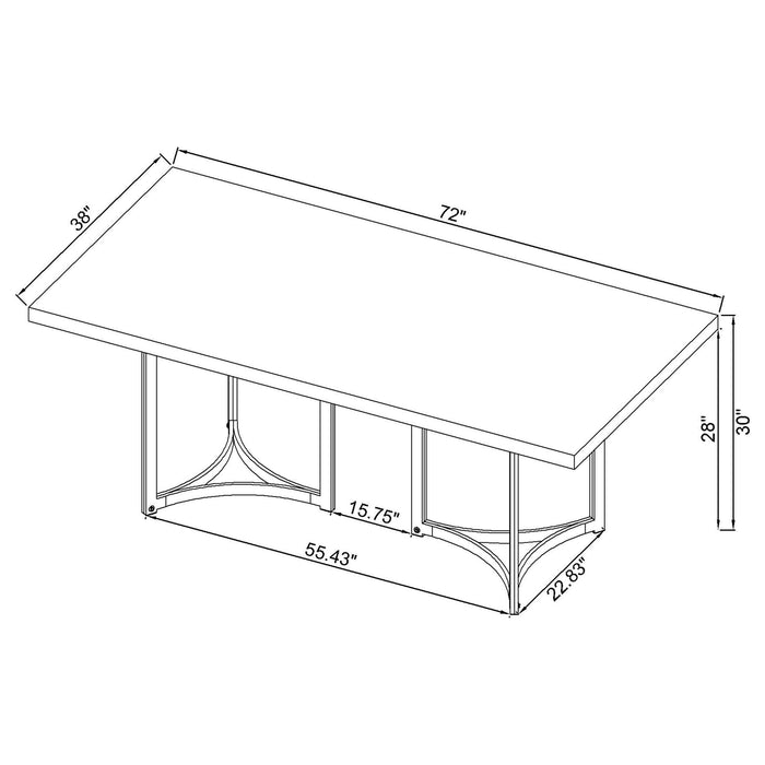 Sterling Dining Table - Tony’s Furniture Store & Linen (GA) - Multi Location