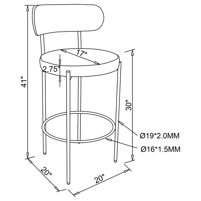 Viola Bar Stool - Tony’s Furniture Store & Linen (GA) - Multi Location