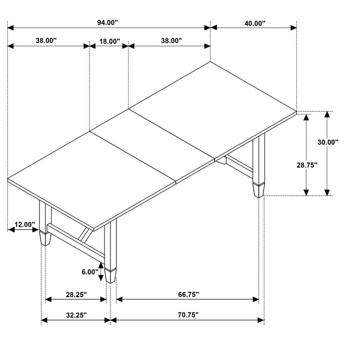 Matisse Dining Table - Tony’s Furniture Store & Linen (GA) - Multi Location
