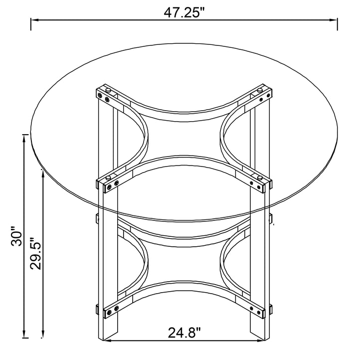 Keeling 5 Pc Dining Set - Tony’s Furniture Store & Linen (GA) - Multi Location