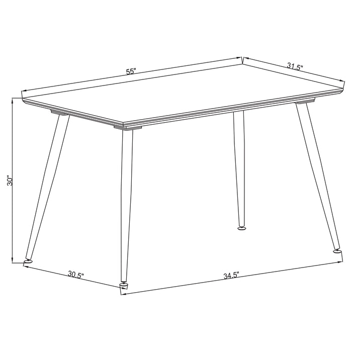 Dennison 5 Pc Dining Set - Tony’s Furniture Store & Linen (GA) - Multi Location