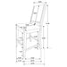 Patterson 5 Pc Counter Height Dining Set - Tony’s Furniture Store & Linen (GA) - Multi Location