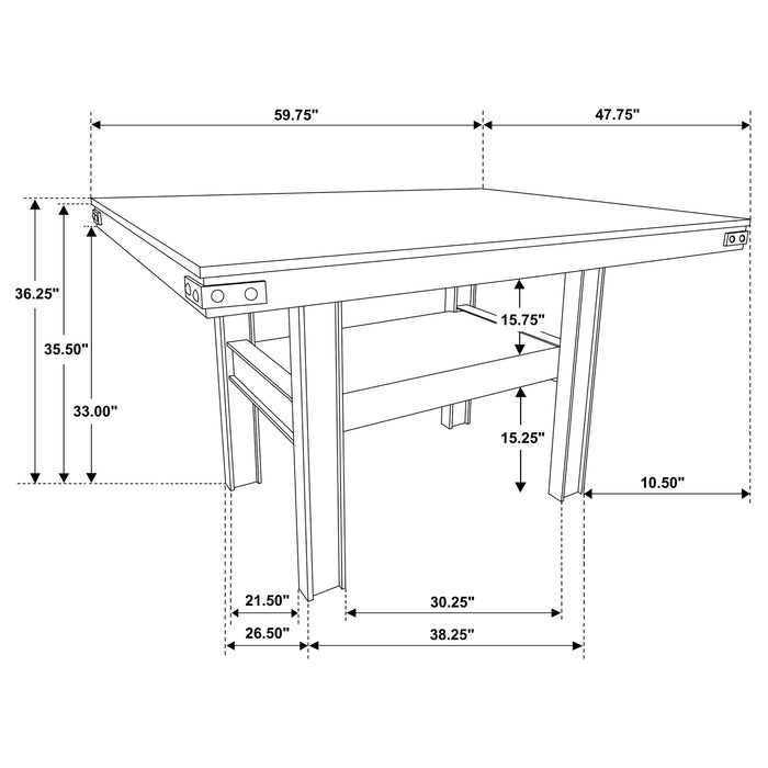 Patterson 7 Pc Counter Height Dining Set - Tony’s Furniture Store & Linen (GA) - Multi Location