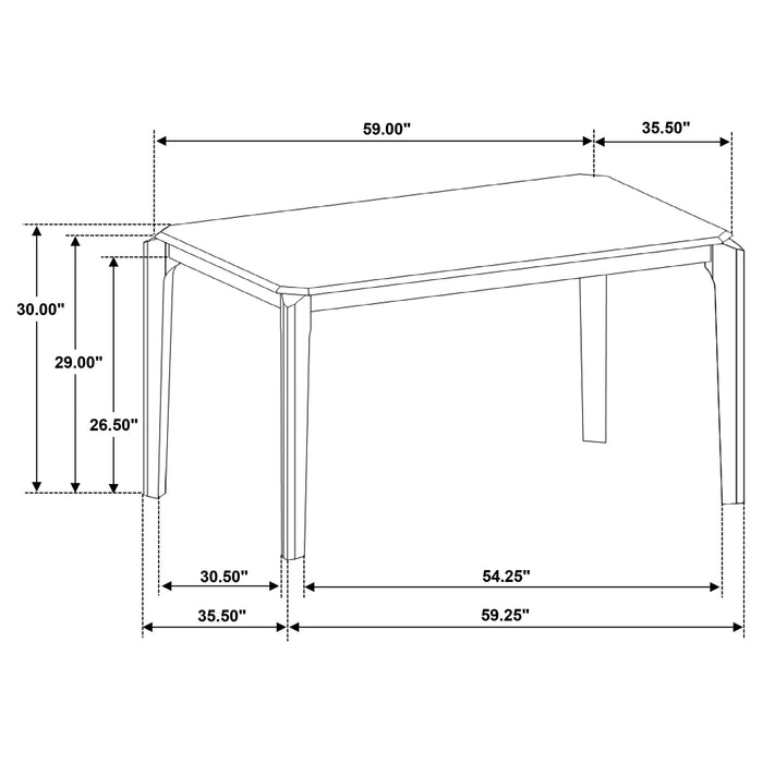 Almonte Dining Table - Tony’s Furniture Store & Linen (GA) - Multi Location