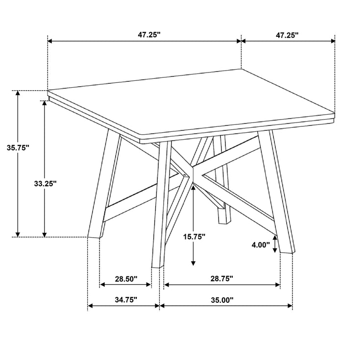 Canfield Counter Height Dining Table - Tony’s Furniture Store & Linen (GA) - Multi Location