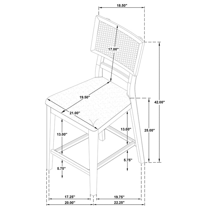 Kailani 8 Pc Counter Height Dining Set - Tony’s Furniture Store & Linen (GA) - Multi Location