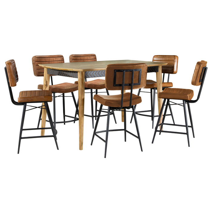 Partridge 7 Pc Counter Height Dining Set - Tony’s Furniture Store & Linen (GA) - Multi Location