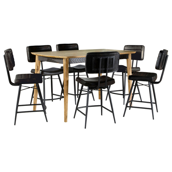 Partridge 7 Pc Counter Height Dining Set - Tony’s Furniture Store & Linen (GA) - Multi Location
