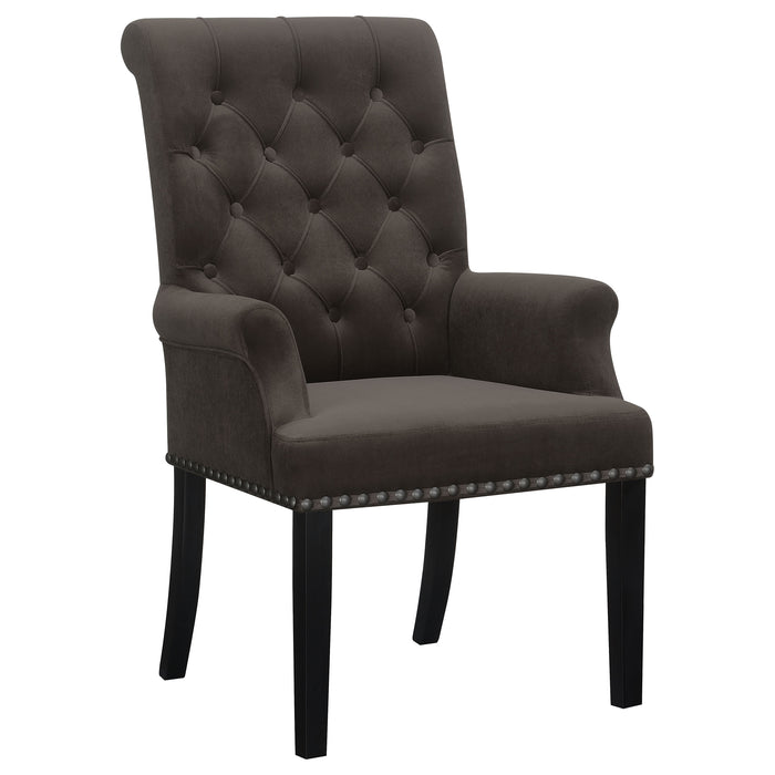 Alana Upholstered Tufted Arm Chair with Nailhead Trim - Tony’s Furniture Store & Linen (GA) - Multi Location