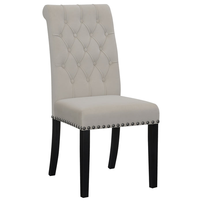 Alana Upholstered Tufted Side Chairs with Nailhead Trim (Set of 2) - Tony’s Furniture Store & Linen (GA) - Multi Location