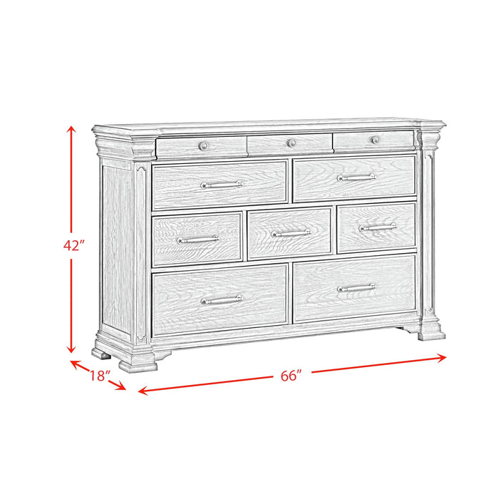 Kings Court 10-Drawer Dresser - Tony’s Furniture Store & Linen (GA) - Multi Location