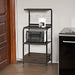 KITCHEN SHELF ON CASTERS BLACK - Tony’s Furniture Store & Linen (GA) - Multi Location
