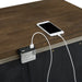 Farmington 2-Drawer Nightstand with USB in Medium Brown and Washed Stone - Tony’s Furniture Store & Linen (GA) - Multi Location