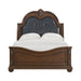 Cadenza UPH Bed with Black PU in Brown - Tony’s Furniture Store & Linen (GA) - Multi Location