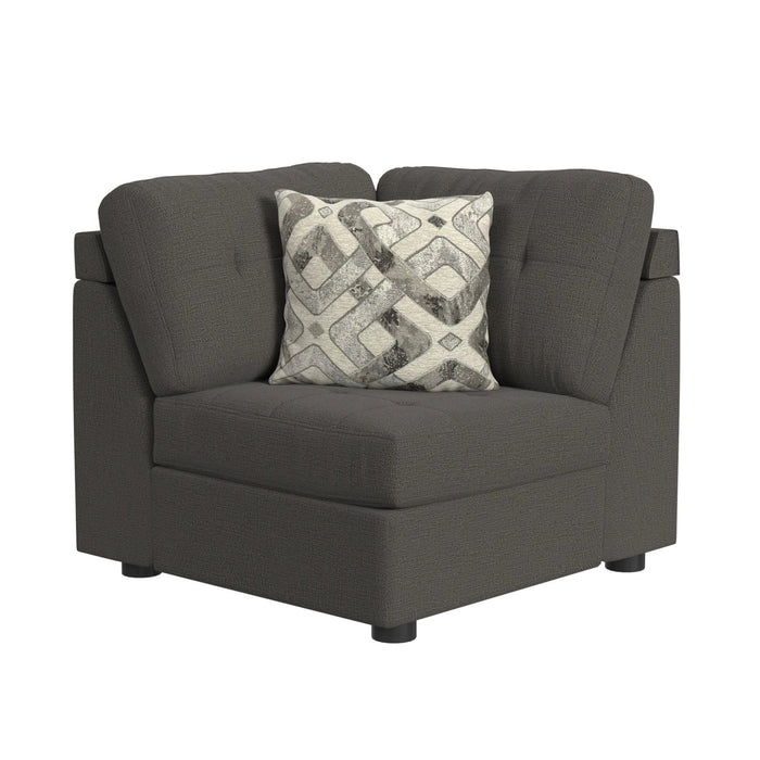 Options One Corner in Palmer Plus Ash with 1 Pillow 20"" - Tony’s Furniture Store & Linen (GA) - Multi Location