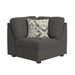 Options One Corner in Palmer Plus Ash with 1 Pillow 20"" - Tony’s Furniture Store & Linen (GA) - Multi Location
