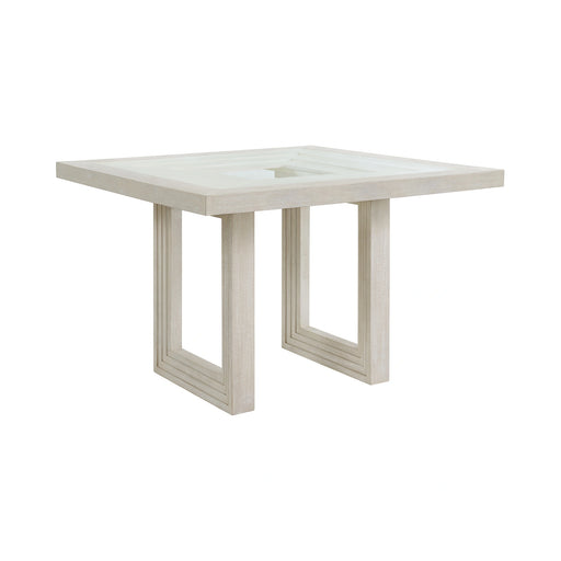 Avalanche Square Counter Table in Antique White - Tony’s Furniture Store & Linen (GA) - Multi Location