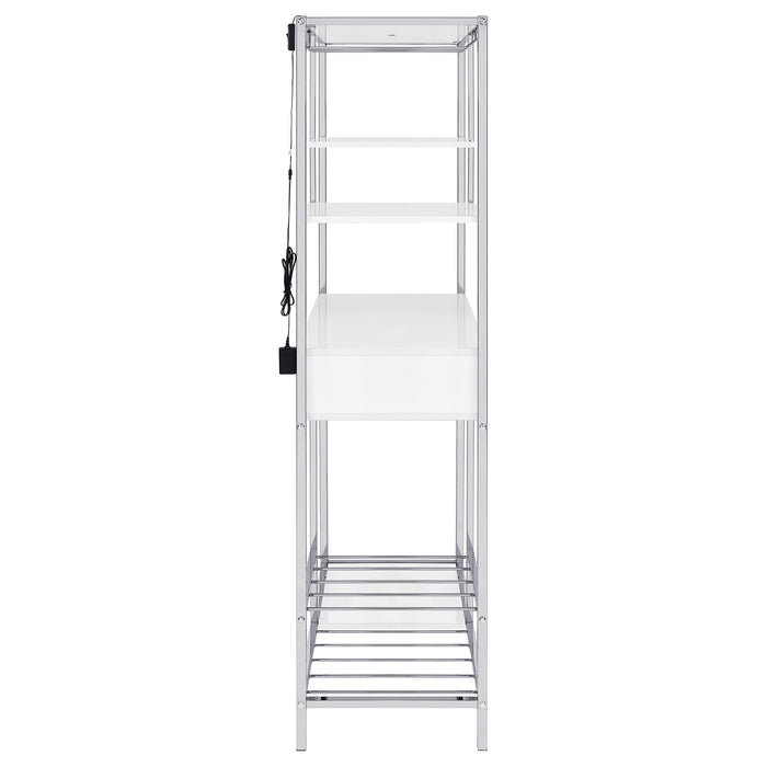 Figueroa Wine Cabinet with LED Lighting - Tony’s Furniture Store & Linen (GA) - Multi Location