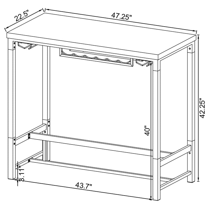 Norcrest Bar Table - Tony’s Furniture Store & Linen (GA) - Multi Location