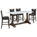 Aldrich 5 Pc Counter Height Dining Set - Tony’s Furniture Store & Linen (GA) - Multi Location