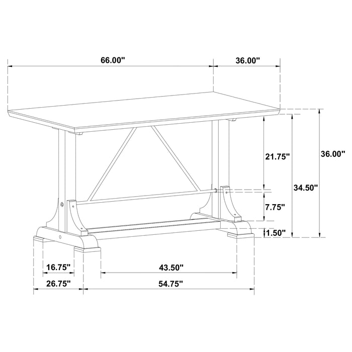 Aldrich Counter Height Dining Table - Tony’s Furniture Store & Linen (GA) - Multi Location