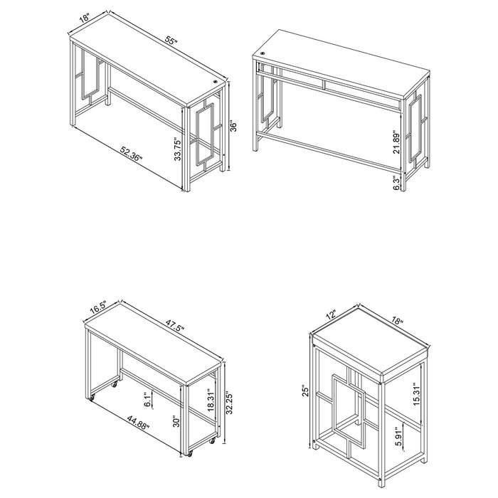 Jackson 4 Pc Counter Height Dining Set - Tony’s Furniture Store & Linen (GA) - Multi Location