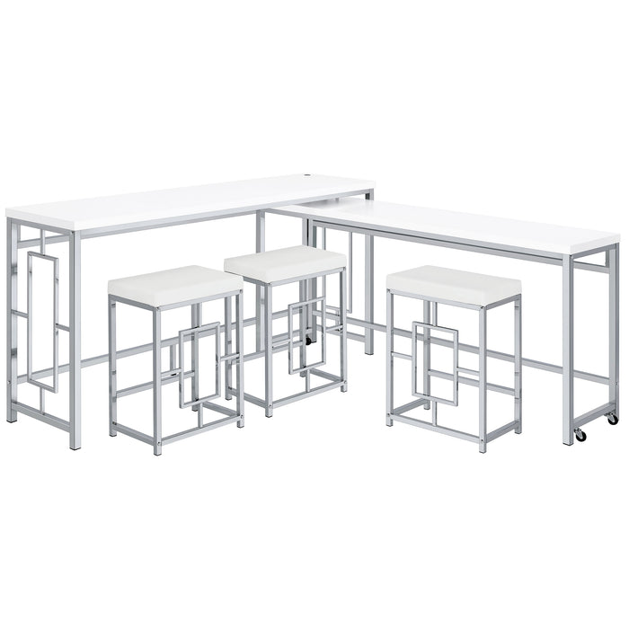 Jackson 5 Pc Counter Height Dining Set - Tony’s Furniture Store & Linen (GA) - Multi Location