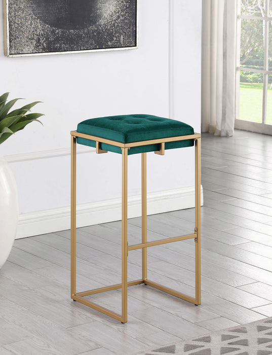 Nadia Square Padded Seat Bar Stool (Set of 2) - Tony’s Furniture Store & Linen (GA) - Multi Location