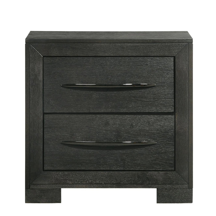 Allan 2-Drawer Nightstand in Black - Tony’s Furniture Store & Linen (GA) - Multi Location
