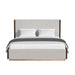 Brisbane UPH Bed with Boucle Beige and LED in Brown - Tony’s Furniture Store & Linen (GA) - Multi Location