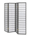 Roberto 4-panel Folding Screen Dark Grey and White - Tony’s Furniture Store & Linen (GA) - Multi Location