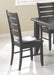 Dalila Ladder Back Side Chairs Cappuccino and Black (Set of 2) - Tony’s Furniture Store & Linen (GA) - Multi Location