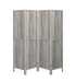 Deepika 4-panel Folding Screen Grey Driftwood - Tony’s Furniture Store & Linen (GA) - Multi Location
