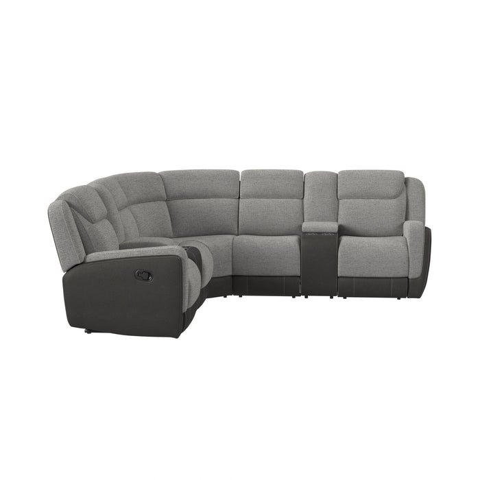 Hornet 3PC Sectional Set with Console and 2 Recliners - Tony’s Furniture Store & Linen (GA) - Multi Location