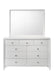 Crown Mark Furniture Evan Dresser in White image