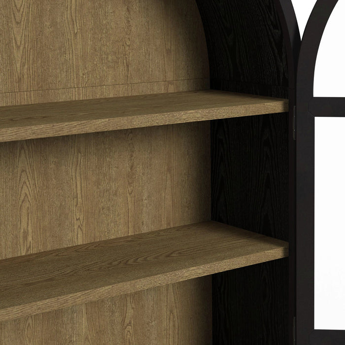 Taurus Bookcase in Flat Black - Tony’s Furniture Store & Linen (GA) - Multi Location