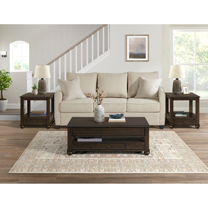 Wagner Occasional Table Set in Cherry-Rectangular Lift-Top Coffee Table - Tony’s Furniture Store & Linen (GA) - Multi Location